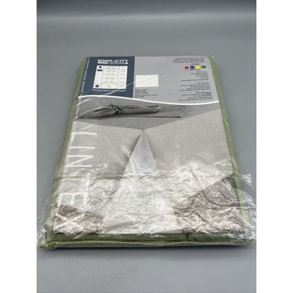 Lintex Tablecloth Simplicity Collection 100% Cotton Green Rectangular 52x70 - Picture 5 of 7